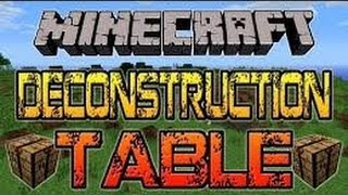 Minecraft 164  Review Table Uncrafting Mod  Tutorial  Español [upl. by Lewanna]