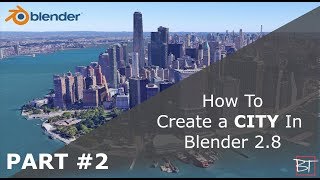 🏙️28 Blender Tutorial How to create a CITY  part 2 [upl. by Nolahp31]