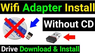 Computer Me Wifi Adapter Kaise Install Kare Without CD  Wifi Adapter Install Without CD [upl. by Yentruoc809]