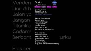 Cindai cover Aneisha lyrics [upl. by Trent]