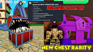 UPDATE 64 NEW CHESTS DELAYED CONTENT  ANIME FIGHTERS [upl. by Karlie928]