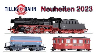 Tillig Modellbahn Neuheiten 2023  Spur TT H0 H0e und H0m [upl. by Gilead]