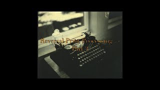 Reversal Print Processing  Part 3 [upl. by Nivlag500]