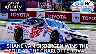 Shane Van Gisbergen Wins The Pole at The Charlotte ROVAL [upl. by Waylan]