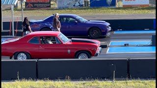 Dodge Challenger SRT Demon 170 Vs Chevrolet Nova SS [upl. by Nylodam391]