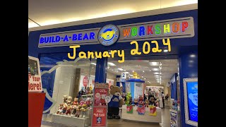 BUILDABEAR WORKSHOP⛄JANUARY 2024 SHOP WITH ME💗VALENTINES DAY BEARS amp ACCESSORIES💌 [upl. by Clapper550]