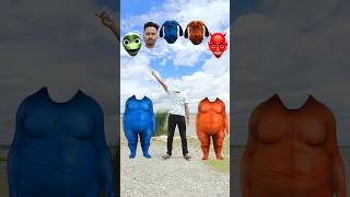 Red vs Blue fatty dog amp cute brothers correct head matching game  new video shorts youtubeshorts [upl. by Schwerin]