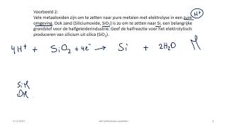 halfreacties zelf opstellen [upl. by Akit]