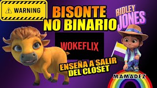 Bisonte no Binario  Netflix enseña como salir del closet a niños de kinder en Ridley Jones [upl. by Sedruol]