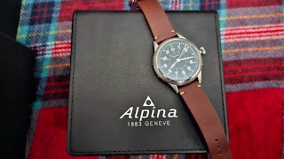 Alpina Startimer Great looking pilot watch [upl. by Olyhs714]