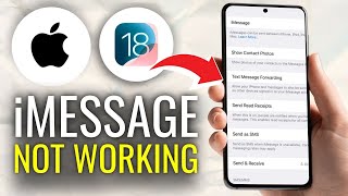 How to Fix iMessage NOT Working on iPhone  Full Guide [upl. by Sukramed798]