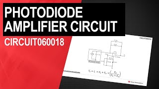 Photodiode amplifier circuit [upl. by Deni438]