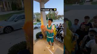 Mini Hoop Halloween Basketball Challenge [upl. by Nnalyrehs]