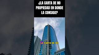 ¿LA CARTA DE NO PROPIEDAD EN DONDE LA CONSIGO [upl. by Rica604]