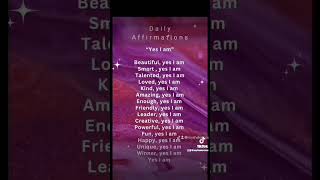 Daily “I Am” affirmations shorts ￼ [upl. by Duffie]