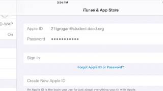 Setting Up Your Apple ID on School iPad [upl. by Divad472]