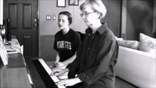 Grandmother plays piano for Granddaughter ♥ [upl. by Otrebide892]