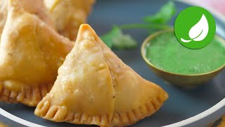 Best Vegetarian Indian Samosa Recipe 𑁍 Cookn feel [upl. by Haroun]