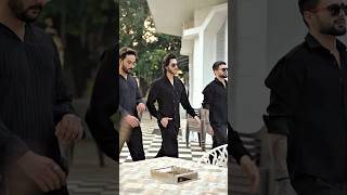 🖤Men In Black🖤 sarfarazansari black outfit fashion style attitude [upl. by Llesram]