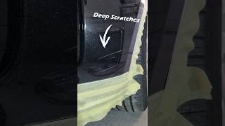 Sprayless scratch repair detailing tips shorts [upl. by Nytsuj402]