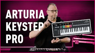 Arturia Keystep Pro MIDI Controller Review  Bax Music [upl. by Nalehp]