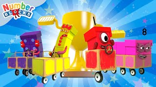 🏆 Epic Number Race 🏆  Learn to count  Maths for Kids 123  Numberblocks [upl. by Elspeth]