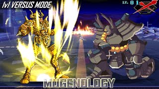 Taurus Aldebaran vs Honda Tadakatsu  Saint Seiya vs Sengoku Basara  MUGEN [upl. by Anirtal]