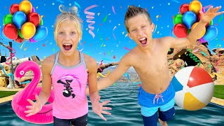 13 Years old TWIN Backyard Birthday Bash [upl. by Ambros]