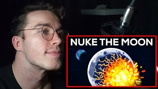 Physicist Reacts to What if We Nuke the Moon [upl. by Aztiley691]