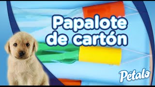 Cómo fabricar fácilmente un papalote de cartón [upl. by Ecinerev169]