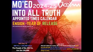 MOED APPOINTED TIMES CALENDAR  THE YEAR OF RELEASE PESACH [upl. by Mathilda]