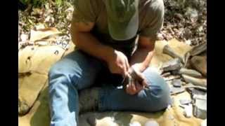 Skills QUARTZ FLINTKNAPPING with Jamie Leffler [upl. by O'Rourke]