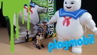 Playmobil Ghostbusters Marshmallow Man Review GermanDeutsch [upl. by Siravat954]