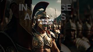 Achilles and Hector A Duel Fueled by Rage Ended by Mercy shortvideo history achilles facts [upl. by Neeuq]