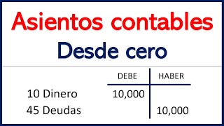 Asientos contables básicos para NO contadores [upl. by Funk]