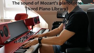 The sound of an Anton Walter Pianoforte replica from the Nord Piano Library [upl. by Gerc]