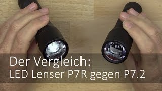 LED Lenser P7R und P72 im TaschenlampenVergleich [upl. by Musa946]