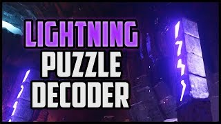 THULIAN HAMMER LIGHTNING PILLAR PUZZLE DECODER WW2 Zombies The Frozen Dawn [upl. by Adym]