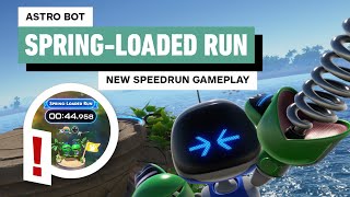 Astro Bot SpringLoaded Run Gameplay 44958 Speedrun [upl. by Heiskell]