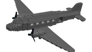 Lego C47 Jump AirCraft WW2Band of Brothers Instructions [upl. by Astrix]