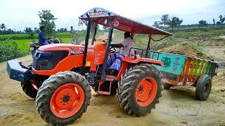 Kubota MU5501 4wd Vs Swaraj 744 2wd [upl. by Grimbly319]