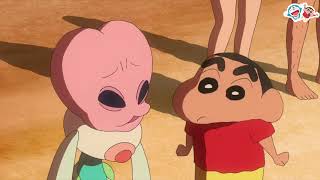 Shinchan New Movie in Hindi Alien Shriri  last part 21  shinchan in hindi [upl. by Hanahs144]