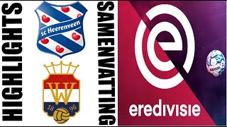 Willem II  SC Heerenveen 12 Samenvatting  Eredivisie 2024 [upl. by Treharne]