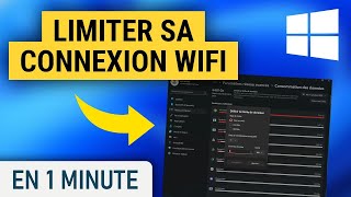 Activer la connexion limitée sur votre WIFI depuis Windows [upl. by Zitella666]