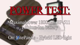 Maximalpower BP511 Battery Test [upl. by Ayerdna]