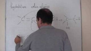 cours 1S chimie  ch13 hydratation des alcènes [upl. by Victor]