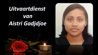 LIVESTREAMING  Uitvaartdienst en crematie van Aistri Gadjdjoe [upl. by Atinaj]