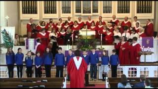 Hosanna  Mark Kellner  Fairington UMC  Palm Sunday  Combined Choirs and Handbells [upl. by Idalla700]