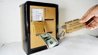 How to Make ATM Machine easily At Home  Using CardBoard [upl. by Towbin]