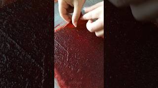 sour fruit roll up recipe  persian lavashak lavashak recipe fruitrollup sourcherry shorts [upl. by Nnylear]